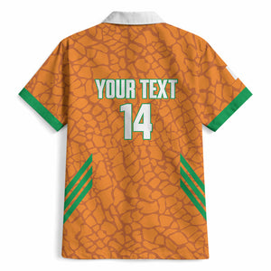 Ivory Coast Football Custom Hawaiian Shirt Les Elephants Dames Skin Style