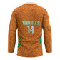 Ivory Coast Football Custom Hockey Jersey Les Elephants Dames Skin Style