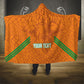 Ivory Coast Football Custom Hooded Blanket Les Elephants Dames Skin Style