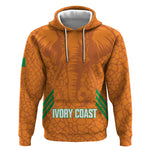 Ivory Coast Football Custom Hoodie Les Elephants Dames Skin Style