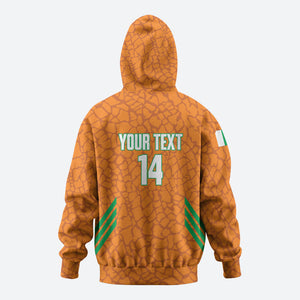 Ivory Coast Football Custom Hoodie Les Elephants Dames Skin Style