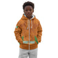 Ivory Coast Football Custom Kid Hoodie Les Elephants Dames Skin Style