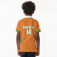 Ivory Coast Football Custom Kid Polo Shirt Les Elephants Dames Skin Style