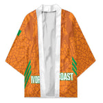 Ivory Coast Football Custom Kimono Les Elephants Dames Skin Style