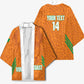 Ivory Coast Football Custom Kimono Les Elephants Dames Skin Style