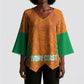 Ivory Coast Football Custom Kimono Sleeve Blouse Les Elephants Dames Skin Style