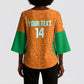 Ivory Coast Football Custom Kimono Sleeve Blouse Les Elephants Dames Skin Style