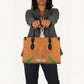 Ivory Coast Football Custom Leather Bag Les Elephants Dames Skin Style