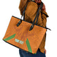 Ivory Coast Football Custom Leather Tote Bag Les Elephants Dames Skin Style