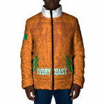 Ivory Coast Football Custom Padded Jacket Les Elephants Dames Skin Style