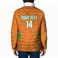 Ivory Coast Football Custom Padded Jacket Les Elephants Dames Skin Style
