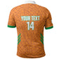 Ivory Coast Football Custom Polo Shirt Les Elephants Dames Skin Style