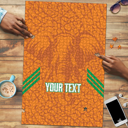 Ivory Coast Football Custom Puzzle Les Elephants Dames Skin Style