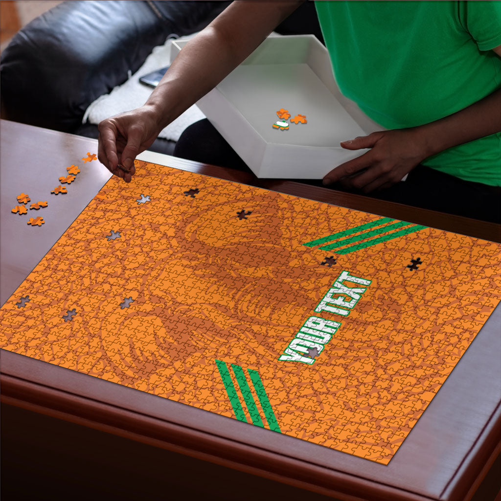 Ivory Coast Football Custom Puzzle Les Elephants Dames Skin Style