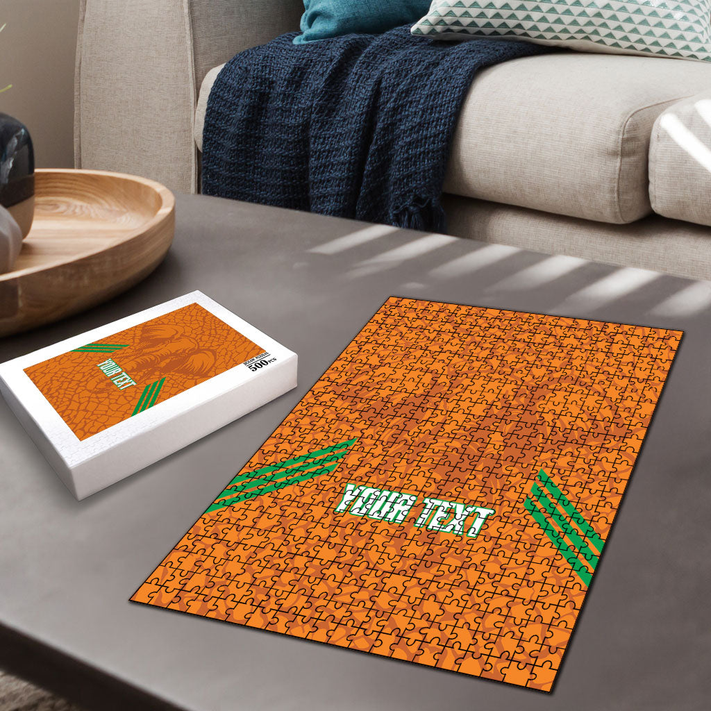 Ivory Coast Football Custom Puzzle Les Elephants Dames Skin Style
