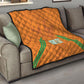Ivory Coast Football Custom Quilt Les Elephants Dames Skin Style
