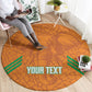 Ivory Coast Football Custom Round Carpet Les Elephants Dames Skin Style