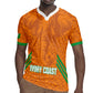 Ivory Coast Football Custom Rugby Jersey Les Elephants Dames Skin Style