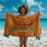 Ivory Coast Football Custom Sarong Les Elephants Dames Skin Style