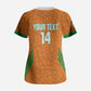 Ivory Coast Football Custom Scrub Top Les Elephants Dames Skin Style