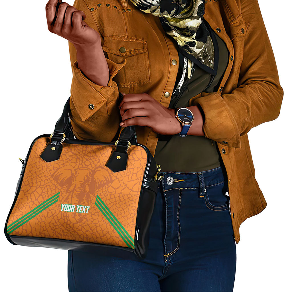 Ivory Coast Football Custom Shoulder Handbag Les Elephants Dames Skin Style