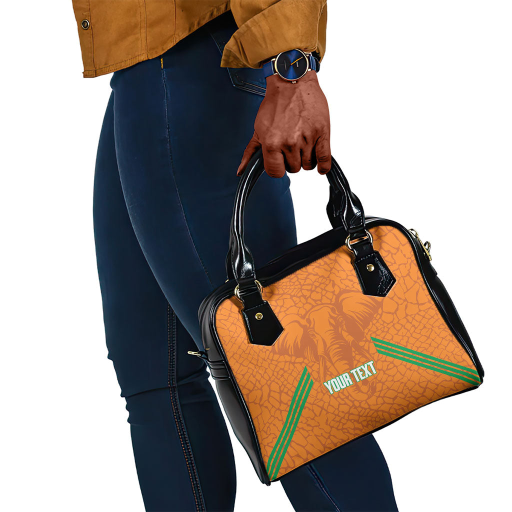 Ivory Coast Football Custom Shoulder Handbag Les Elephants Dames Skin Style