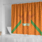 Ivory Coast Football Custom Shower Curtain Les Elephants Dames Skin Style