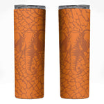 Ivory Coast Football Custom Skinny Tumbler Les Elephants Dames Skin Style