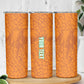 Ivory Coast Football Custom Skinny Tumbler Les Elephants Dames Skin Style