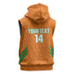 Ivory Coast Football Custom Sleeveless Hoodie Les Elephants Dames Skin Style