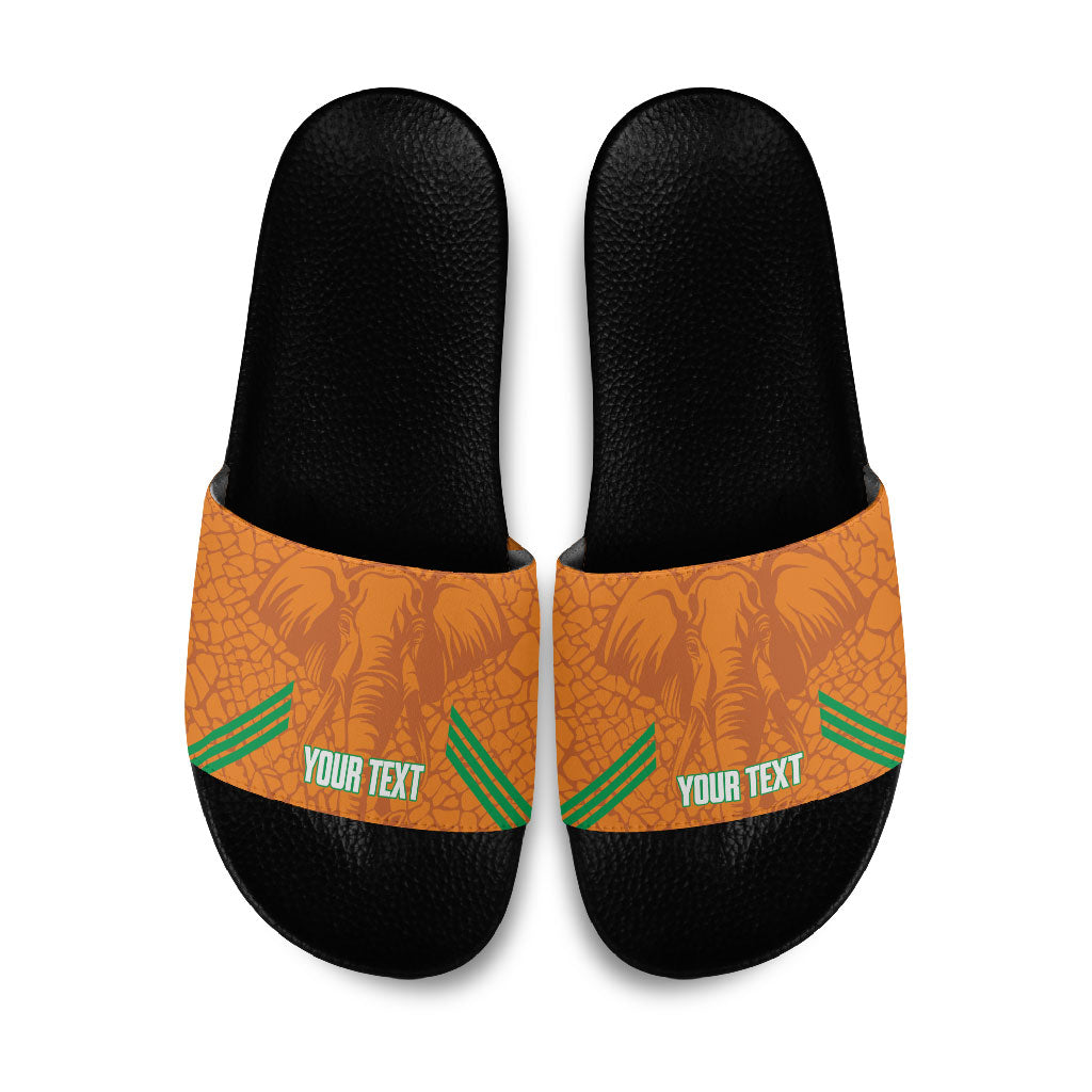 Ivory Coast Football Custom Slide Sandals Les Elephants Dames Skin Style
