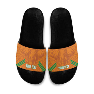 Ivory Coast Football Custom Slide Sandals Les Elephants Dames Skin Style