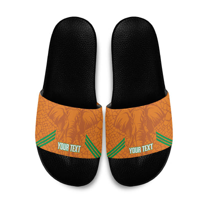Ivory Coast Football Custom Slide Sandals Les Elephants Dames Skin Style