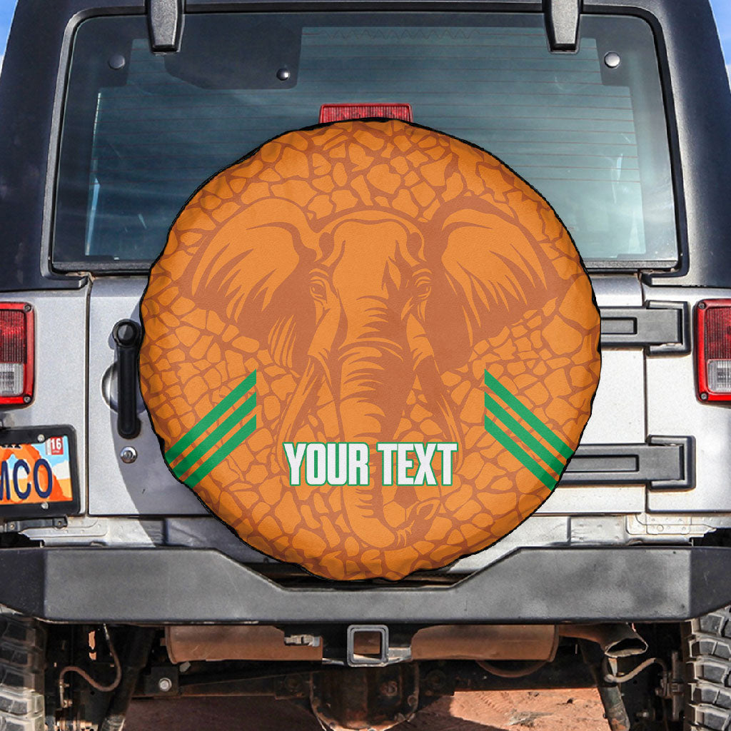 Ivory Coast Football Custom Spare Tire Cover Les Elephants Dames Skin Style