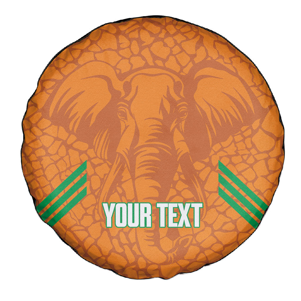 Ivory Coast Football Custom Spare Tire Cover Les Elephants Dames Skin Style