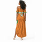 Ivory Coast Football Custom Summer Maxi Dress Les Elephants Dames Skin Style