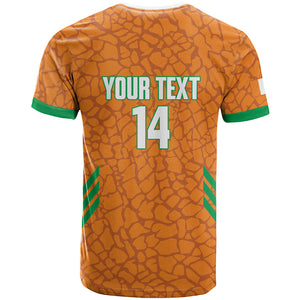 Ivory Coast Football Custom T shirt Les Elephants Dames Skin Style