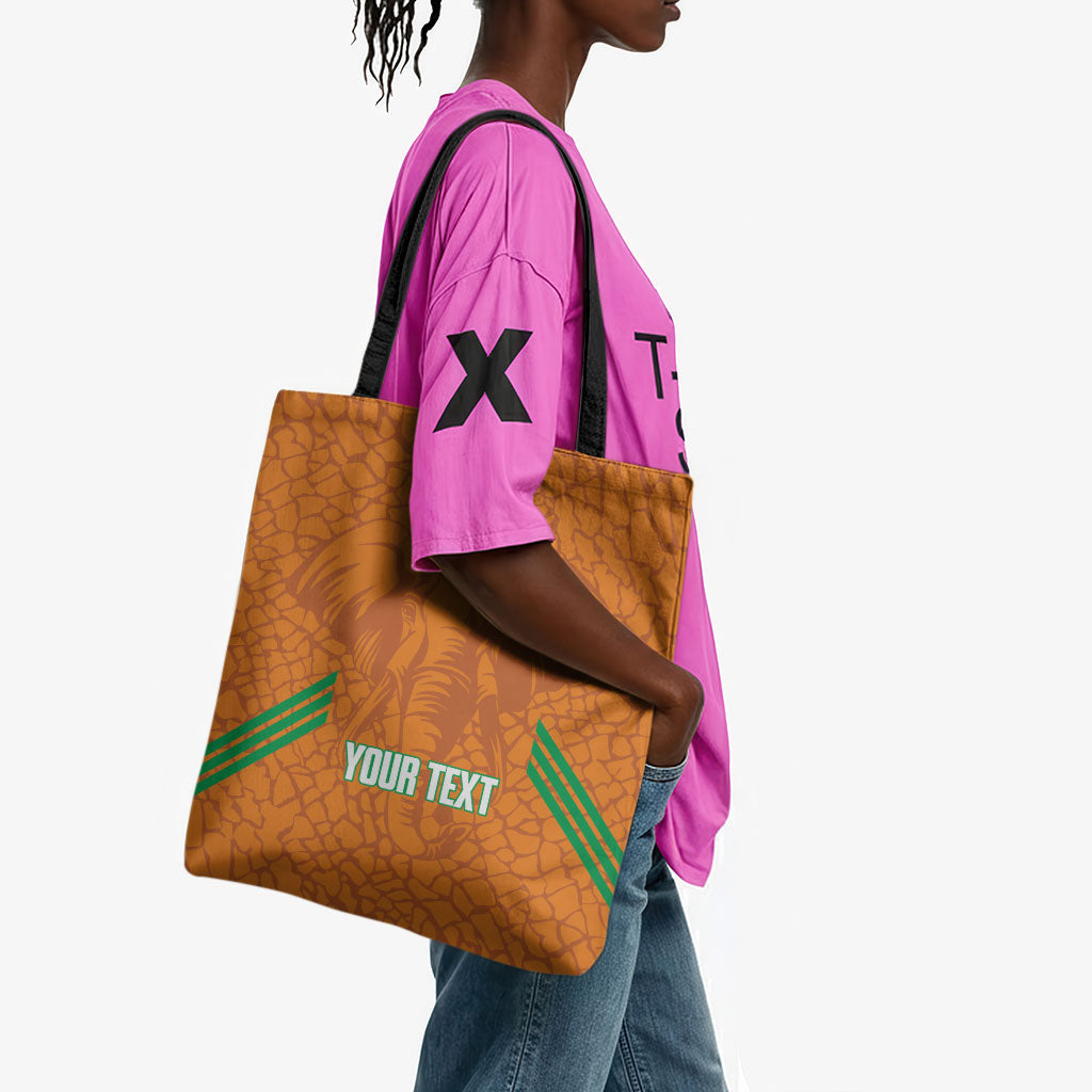 Ivory Coast Football Custom Tote Bag Les Elephants Dames Skin Style