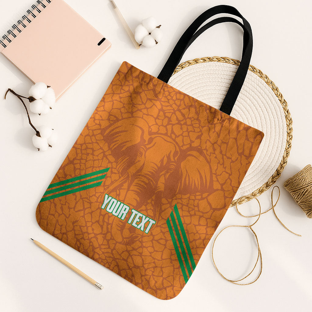 Ivory Coast Football Custom Tote Bag Les Elephants Dames Skin Style