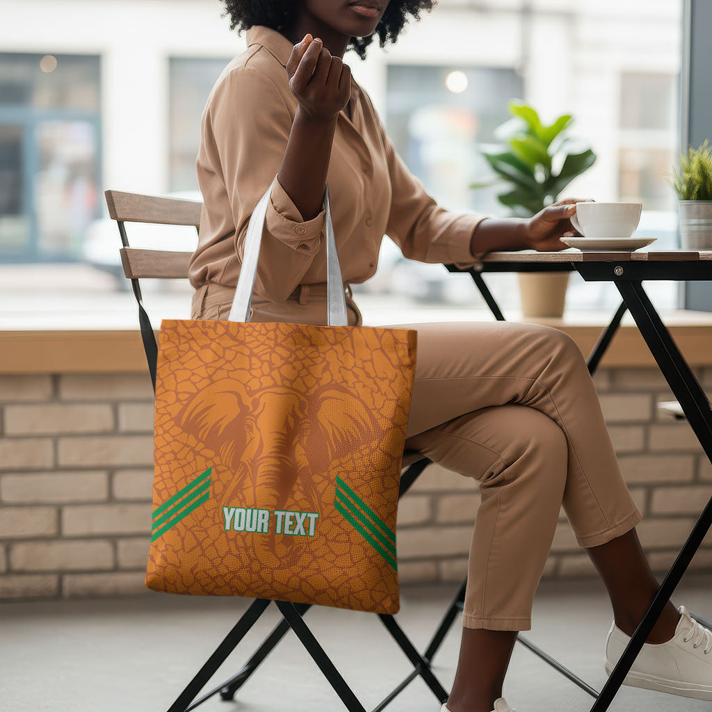 Ivory Coast Football Custom Tote Bag Les Elephants Dames Skin Style