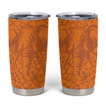 Ivory Coast Football Custom Tumbler Cup Les Elephants Dames Skin Style