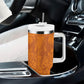 Ivory Coast Football Custom Tumbler With Handle Les Elephants Dames Skin Style