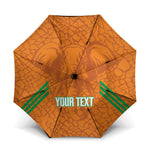 Ivory Coast Football Custom Umbrella Les Elephants Dames Skin Style