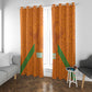 Ivory Coast Football Custom Window Curtain Les Elephants Dames Skin Style