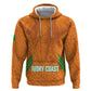 Ivory Coast Football Custom Zip Hoodie Les Elephants Dames Skin Style