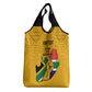 Personalised South Africa Grocery Bag African Pattern Happy Freedom Day Yellow Version