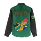 Personalised South Africa Women Casual Shirt African Pattern Happy Freedom Day Green Version LT14