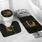 Afro-Haitians Ayiti Cherie Bathroom Set Haiti Map Kanson Wouj Veve Vodou
