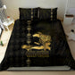Afro-Haitians Ayiti Cherie Bedding Set Haiti Map Kanson Wouj Veve Vodou
