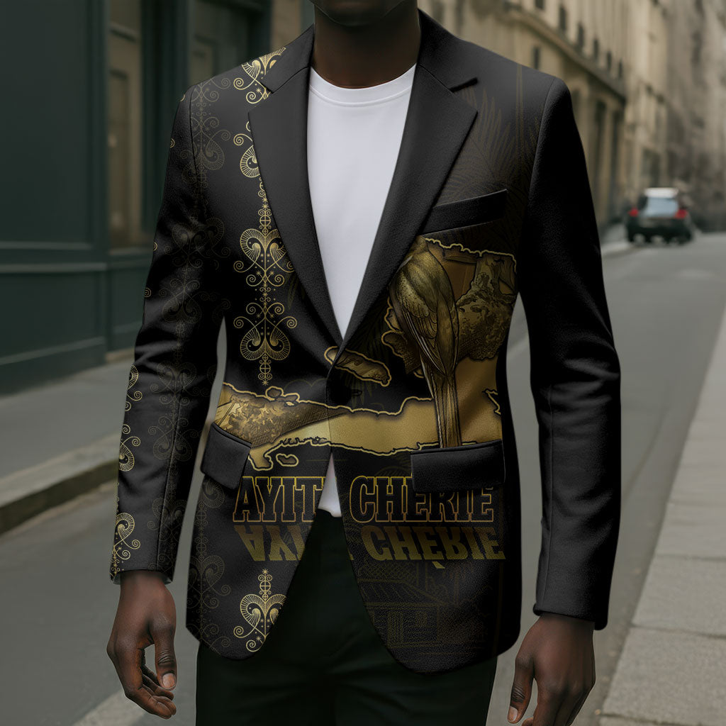 Afro-Haitians Ayiti Cherie Blazer Haiti Map Kanson Wouj Veve Vodou